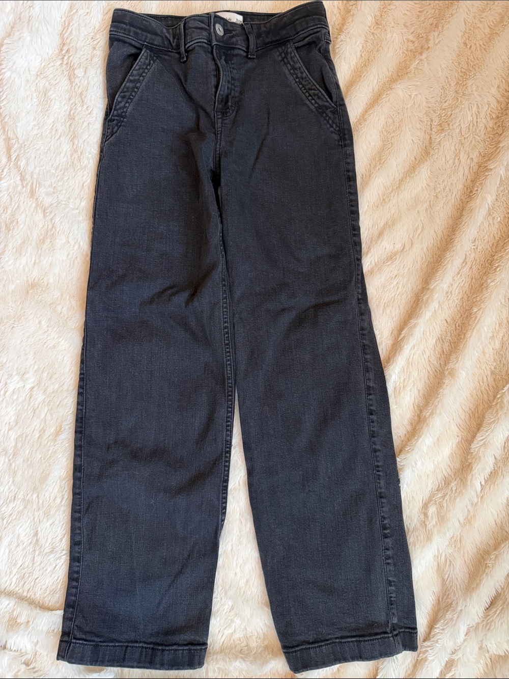 Abercrombie High Rise Wide Leg Jeans